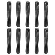 10Pcs Bar Column Rectangle Shape Pendants Black for DIY Jewelry Making