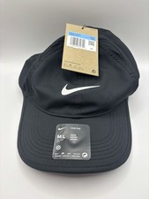 Nike Club Cap Dri-Fit M/L Featherlight Tennis/Running Hat Adult Adj Hat Black