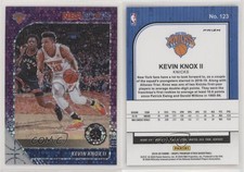 2019-20 Panini NBA Hoops Premium Stock Purple Disco Prizm Kevin Knox II #123