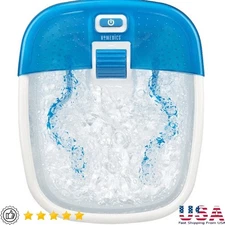 Deluxe Foot Spa Massager Relaxing Bubble Foot Bath W/ Heat Maintenance Nodes US