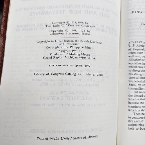 New Marked Reference Bible Concordance Zondervan Chain References System 1972 - Imagen 10 de 10