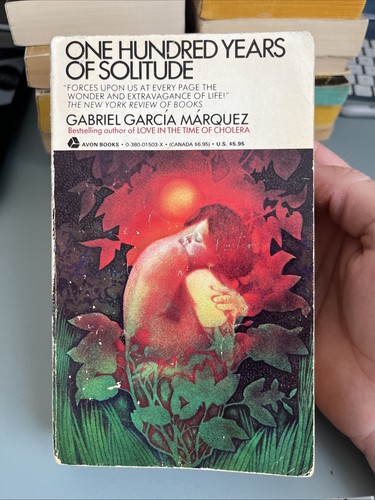 One Hundred Years of Solitude Gabriel Garcia Marquez Avon Bard 1971 PB