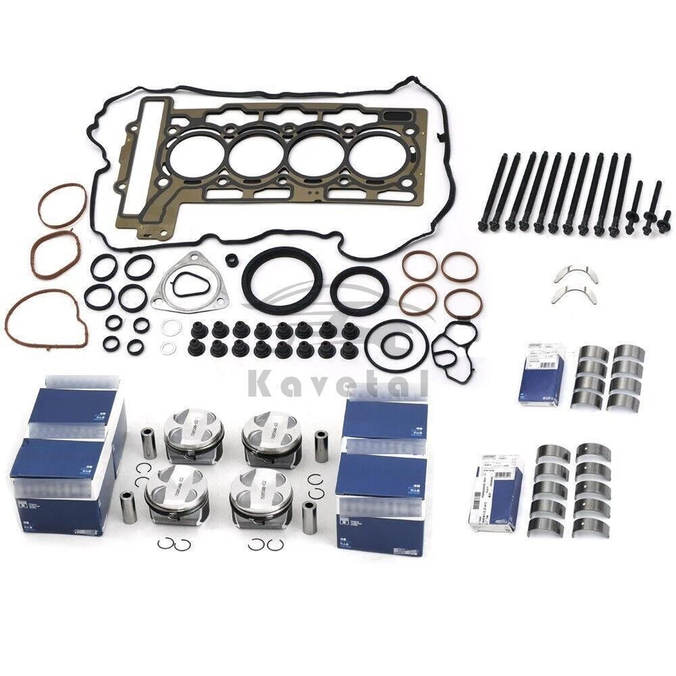 N12 N16 1.6T Engine Pistons Gaskets Bearing Kit CR 11:1 For Mini Cooper R55 R56 - Image 2 of 4