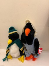 Waddlesworth And Cawley The Crow TY Beanie Babies - The Attic treasure Collector