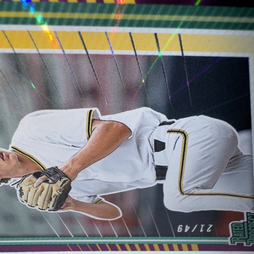 **LEVI STERLING**2025 Donruss PURPLE BURST 21/49 Rated Prospect PITTS PIRATES - Bild 4 von 7