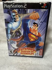 PLAYSTATION 2 PS2 SUPERMAN SHADOW OF APOKOLIPS COMPLETE GAME WITH MANUAL