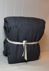 Pottery Barn Belgian Flax Linen Comforter King Sham~Steel Blue