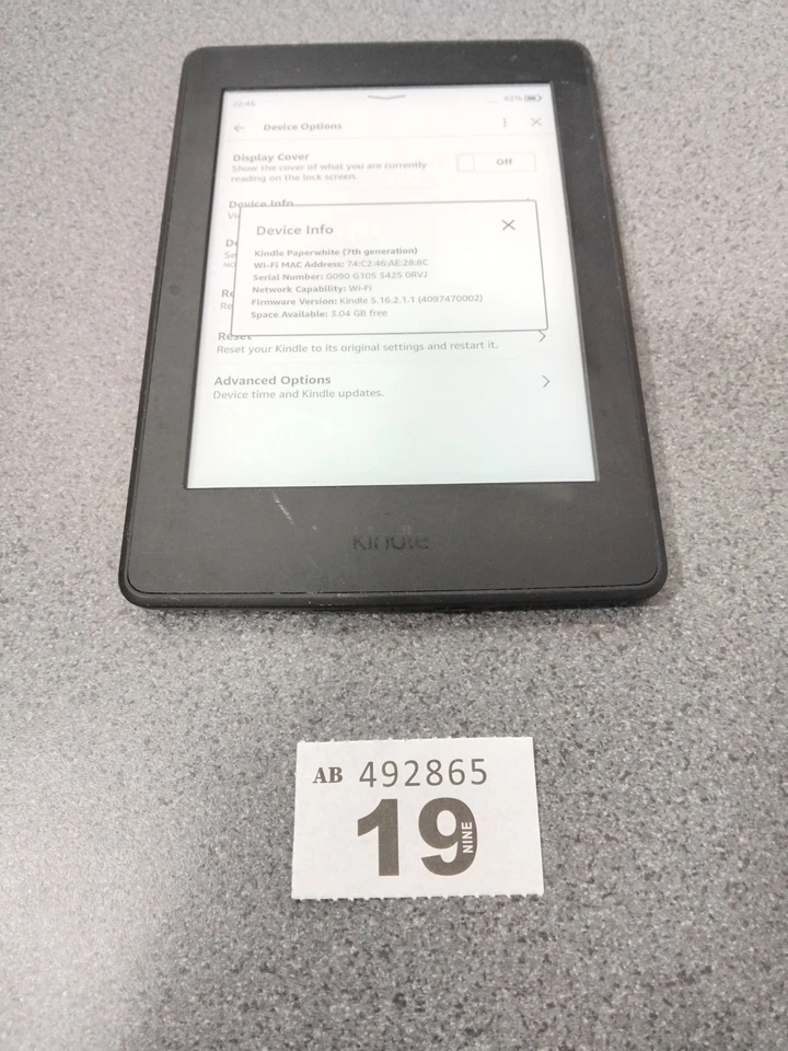 Amazon Kindle Paperwhite 7th Generation - Image 4 of 4