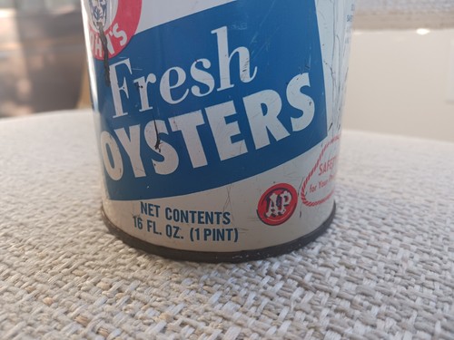 Cap'n John's OYSTER TIN CAN 16 FL. OZ. VIRGINIA License Number 394 12A8 Pint - Picture 2 of 8