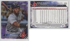 2016 Topps Chrome Purple Refractor /275 Hanley Ramirez #180