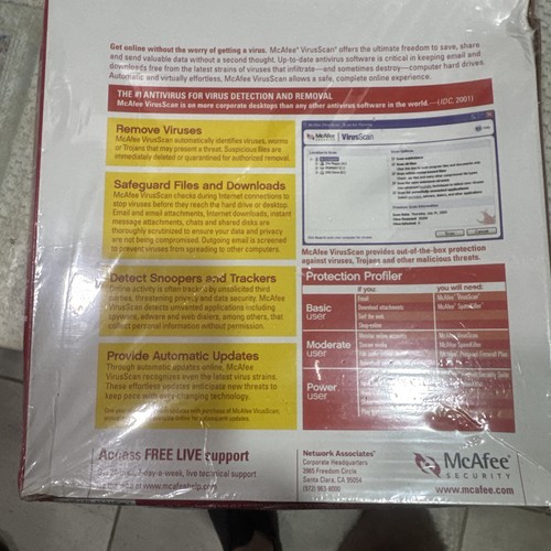 2004 MeAfee Virus Scan Professional New Factory Sealed, Protects Against Viruses - Picture 6 of 12