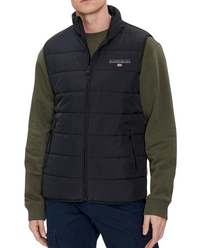 Chaqueta Napapijri Eggen Chaleco Hombre Poliéster Azul Marino - Imagen 2 de 5