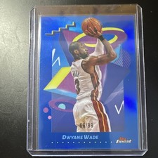 2024-25 Topps Finest Dwyane Wade Blue Refractor /99 #248 Miami Heat Basketball