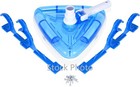 NEW: HRC WEIGHTED TRIANGLE SWIMMING POOL VACUUM CLEANER HEAD & HANGER SET VAC