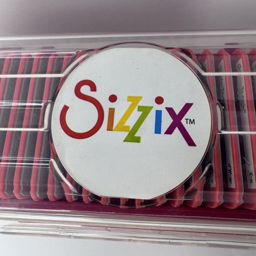 SIZZIX Sizzlits GARDEN DELIGHT ALPHABET SET - 35 Dies with Storage Case - Picture 4 of 11