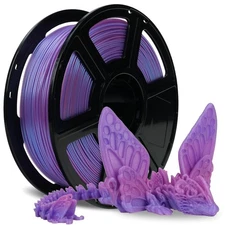 FLASHFORGE Rapid PLA Filament 1.75mm +/- 0.02mm Blue to Pink Gradient, Max 500mm