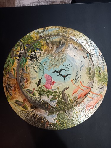 Vtg 1965 Springbok Circular Puzzle "Water Birds" Arthur Singer ~ 100% Complete - Picture 5 of 14
