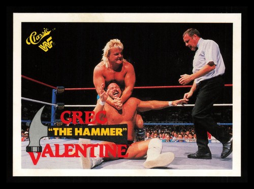 Greg "The Hammer" Valentine 1990 Classic WWF #86 WRESTLING WWE VINTAGE