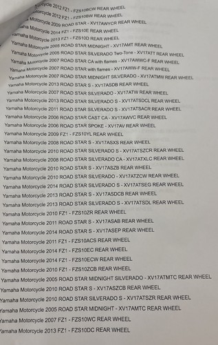 93317-33590 YAMAHA BEARING OEM 2004-2014 ROAD STAR SILVERADO MIDNIGHT - Picture 4 of 5