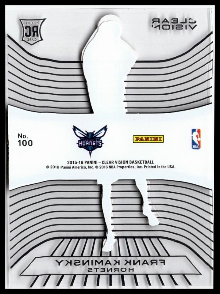 2015-16 Panini Clear Vision #100 Frank Kaminsky - Rookie - Image 2 of 2
