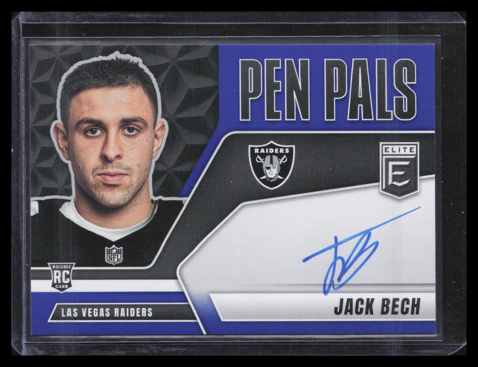 2025 Donruss Elite #PP-JBE Jack Bech Pen Pals Blue Ink