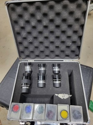 Used Celestron 1.25'' Eyepiece & Filter Set With Case