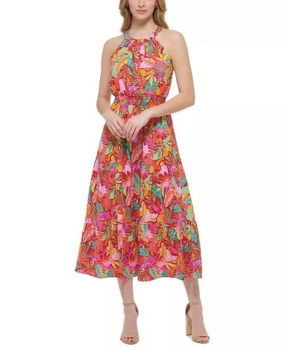NWT Kensie Halter Midi Dress With Pockets 10 - Picture 3 of 10