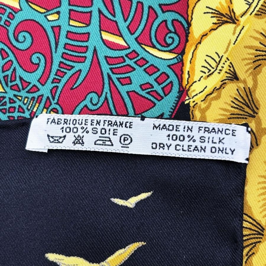 Hermes Scarf Carre90 L'Atlantide Continent Of Atlantis Silk