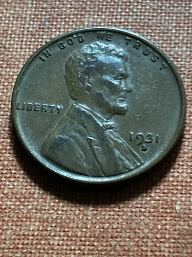 1931-S  Lincoln Cent in Choice XF Condition- No Reserve - No Shipping