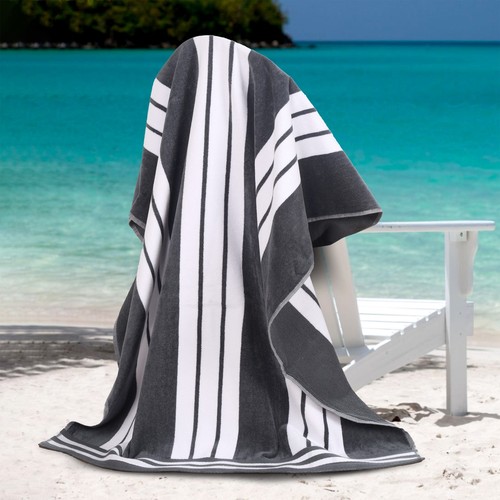 Cabana Stripe Large Oversized Cotton Beach Towel Of 1, 2, 4, or 6 - Bild 243 von 307