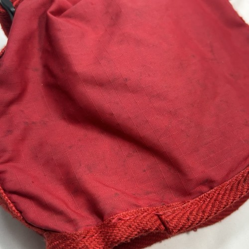 Bolso de hombro vintage LeSportsac rojo de nailon con cordón cartera bandolera bolso ajustado - Imagen 9 de 14