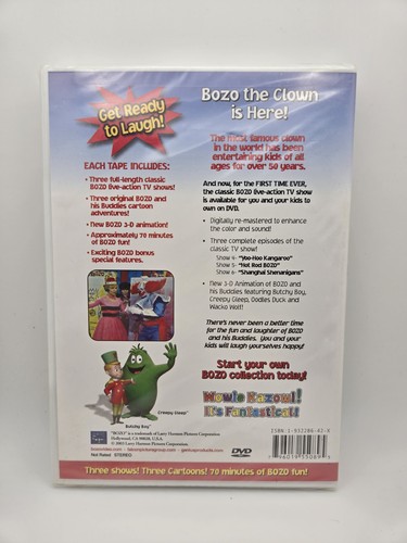 BOZO Vol. 2 (DVD, 2003) Brand New, Sealed - Picture 2 of 2