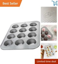 Bakeware Muffin Pan 12 Well Nonstick Aluminized Steel Oven Safe