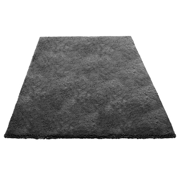 Uimoso Hochflor Teppich 2438X1524Mm Flauschig Shaggy Teppich Grau FüR Wohnzimmer-image