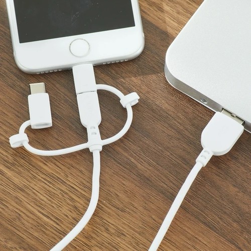 Connect one Tri - tip to USB Cable 6' Connector iPod iPhone iPad - Bild 2 von 6