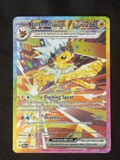 Pokémon TCG Jolteon EX Prismatic Evolutions Card 153/131 Fresh NM Condition