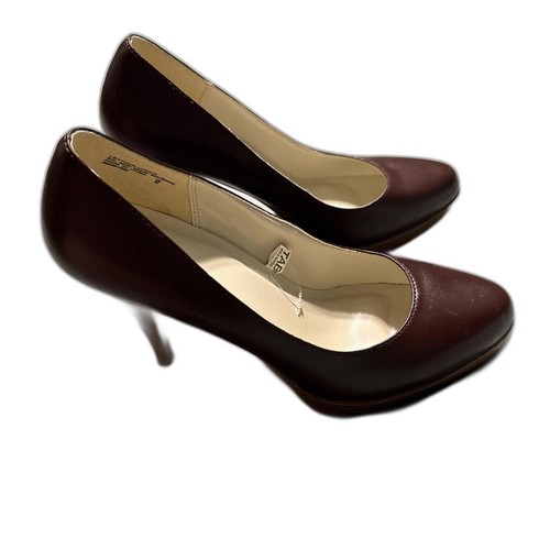 Mossimo Women's Size 9 Burgundy high heels shoes New 2000's Y2k footwear - Picture 2 of 8