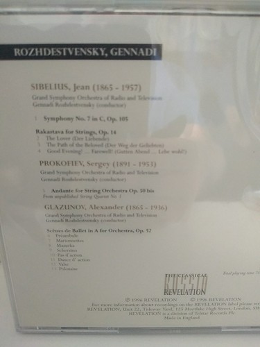 ROZHDESTVENSKY Russia Revelation & VAUGHAN WILLIAMS London Symphony 2×CD SEALED - Picture 8 of 10