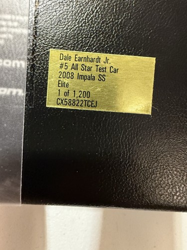 Dale Earnhardt Jr. ELITE #5 ALL STAR TEST CAR 2008 1/24 Nascar Diecast - Picture 12 of 12