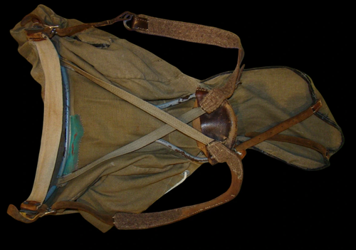 Wehrmacht Rucksack mit Tarnfutter und Metallrahmen ca. 1940er Jahre - Bild 11 von 11