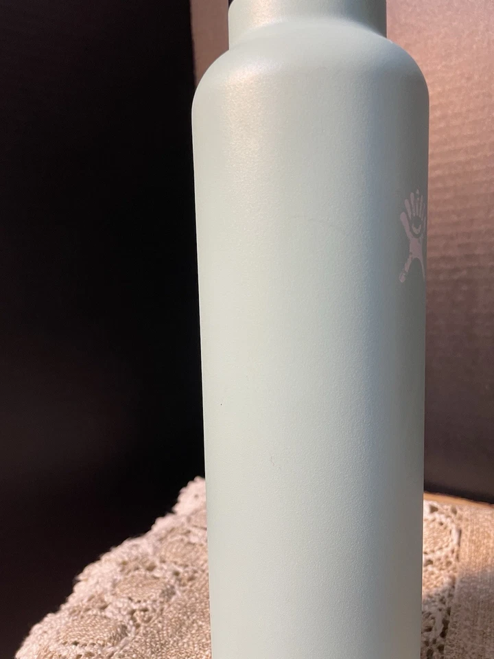 HydroFlask 24oz azul cielo doble pared aislado al vacío acero inoxidable  Foto 4 de 4