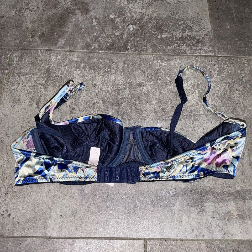 Винтажный Victoria's Secret второй кожи атласный бюстгальтер 38B 1998 стиль 2032 блестящий 90-х - Изображение 2 из 4