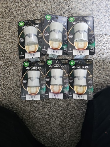 (6) Air Wick Plug in Scented Oil Advanced Gadget, Air Freshener, Essential Oils