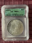 1882-S Morgan Silver Dollar ICG MS63 Plus 2 Bounces