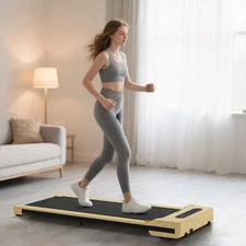 Walking Pad Under Desk Treadmill with Remote Control, Wheels