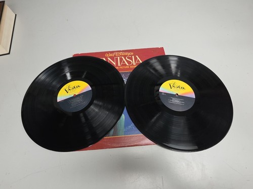 Walt Disney 2xLP FANTASIA Soundtrack On Vista - EX Condition Gatefold - Picture 5 of 7