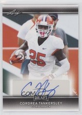 2017 Leaf Draft Auto Cordrea Tankersley #A-CT1 Rookie Auto RC