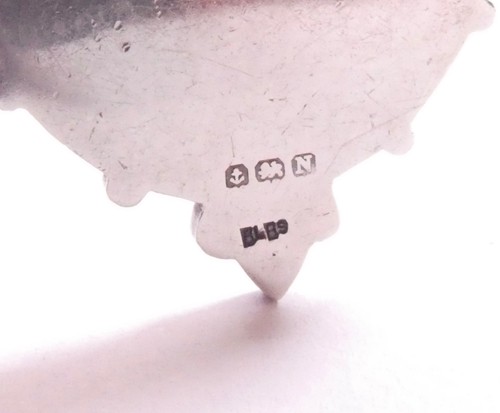 Antik 1937 Anhänger Medaille für Albert Kette 925 Sterling Silber Bendall Brothers - Bild 5 von 6