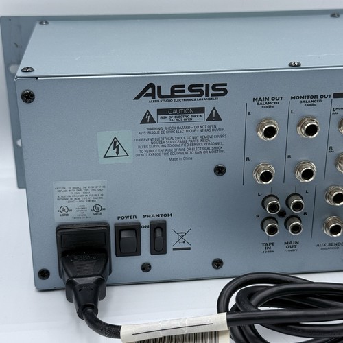 Alesis Multimix 12R 12-Channel Rack Mixer Multi-Mix 12-R Audio Powers On READ - Picture 7 of 7