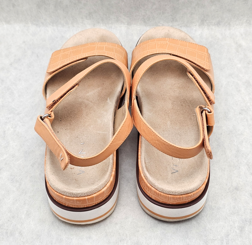 Vionic Brielle Damen-Plateausandalen Melone Kroko 6 Medium mit Karton - Bild 9 von 11